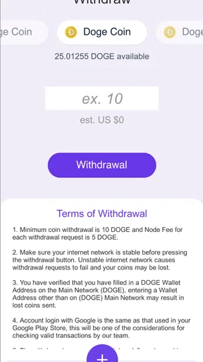 DOGE Miner by NVS screenshot