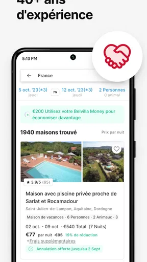 Belvilla-Locations de vacances screenshot
