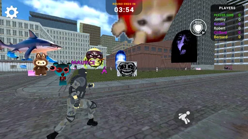 Nextbots In Backrooms: Shooter screenshot