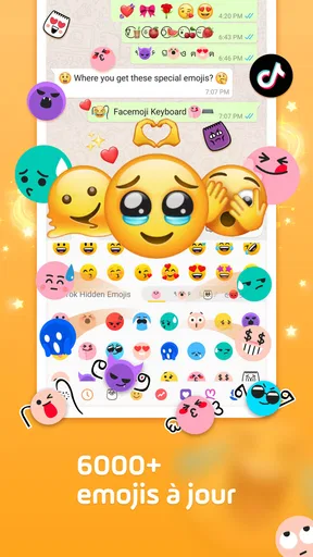Clavier Facemoji - AI Emoji screenshot