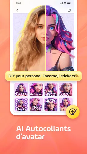Clavier Facemoji - AI Emoji screenshot