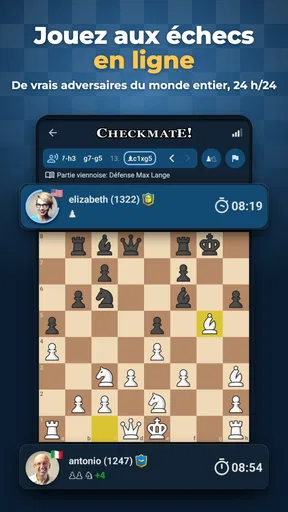Échecs en ligne et hors ligne screenshot
