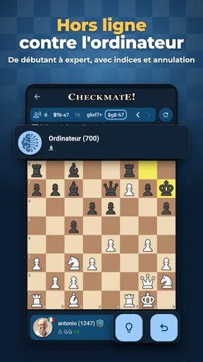 Échecs en ligne et hors ligne screenshot
