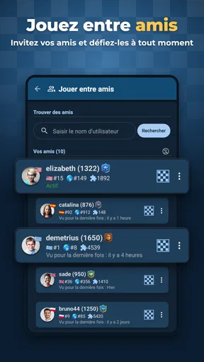 Échecs en ligne et hors ligne screenshot