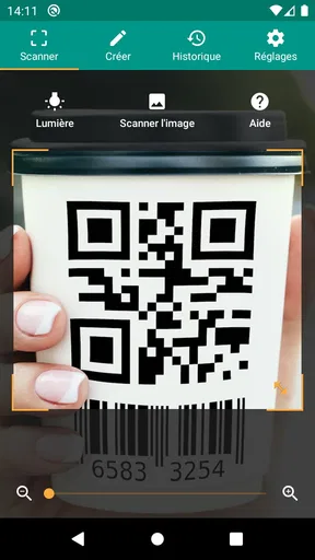 Scanner QR et code-barres screenshot