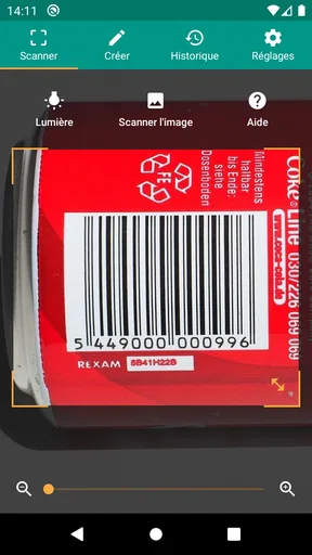 Scanner QR et code-barres screenshot