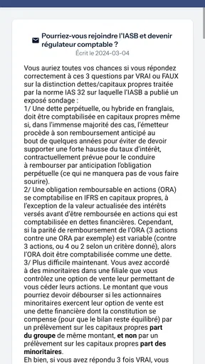 Vernimmen Finance d'Entreprise screenshot