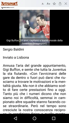 Tuttosport HD screenshot