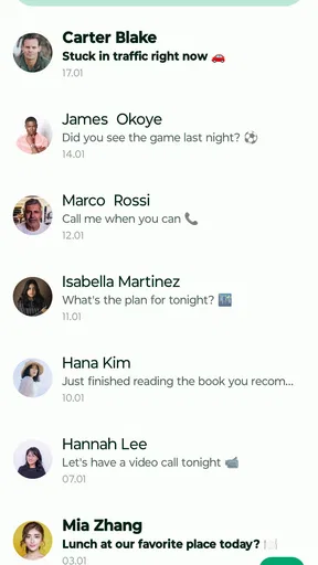 Fossify Messages screenshot