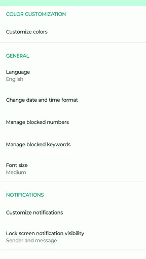 Fossify Messages screenshot
