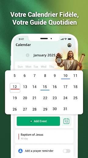 Alerte Prière, Agenda et Bible screenshot