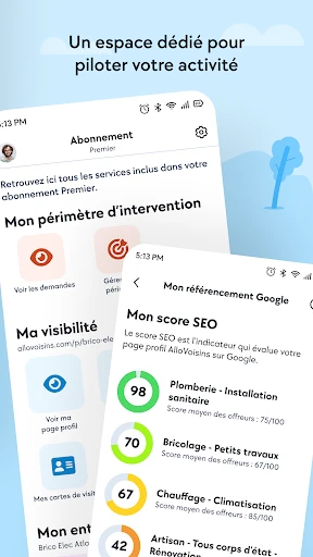 AlloVoisins screenshot