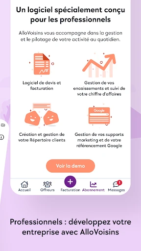 AlloVoisins screenshot