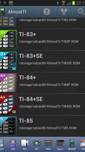 AlmostTI - TI Calc Emulator screenshot