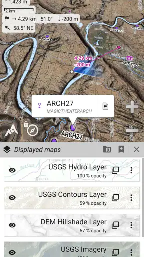 AlpineQuest Rando GPS screenshot