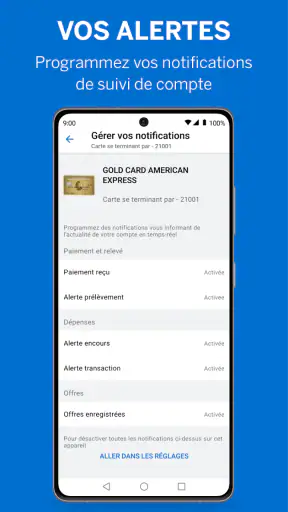 Amex France screenshot