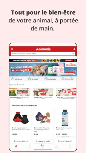 Animalis: Prix bas et promos screenshot