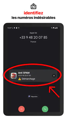 Anti SPAM bloqueur démarchage screenshot
