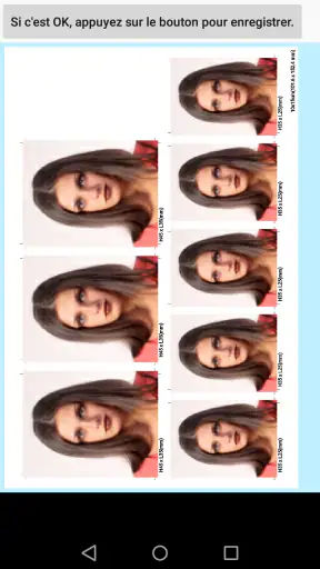 Appli photo d'identité screenshot