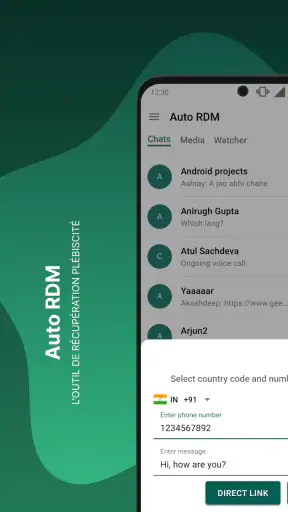 AUTO: Récupérez les messages screenshot