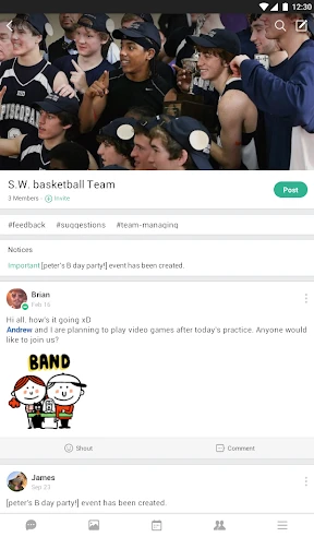 BAND - App for all groups screenshot