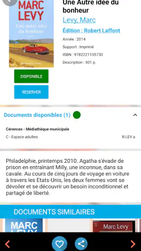 BibEnPoche screenshot