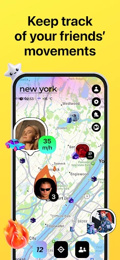 Blink — friends location screenshot
