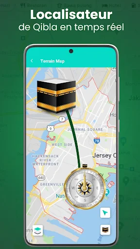 Boussole Qibla-Qibla Direction screenshot
