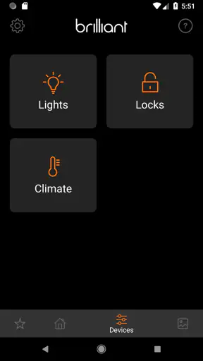 Brilliant Smart Home System screenshot