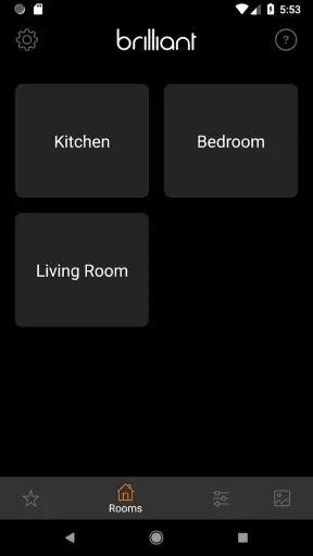 Brilliant Smart Home System screenshot