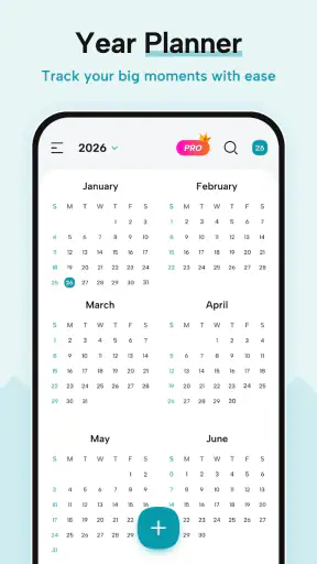Calendar 2026 screenshot