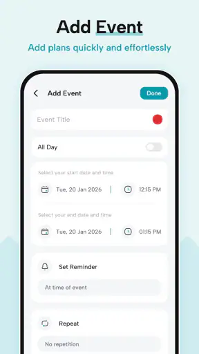 Calendar 2026 screenshot