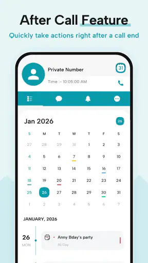 Calendar 2026 screenshot