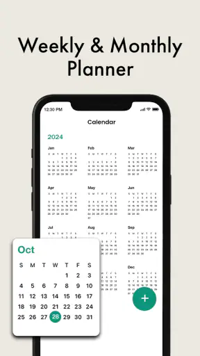 Calendrier screenshot