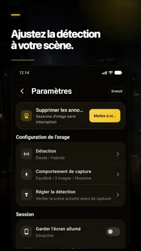 Capture Foudre - Lumière screenshot