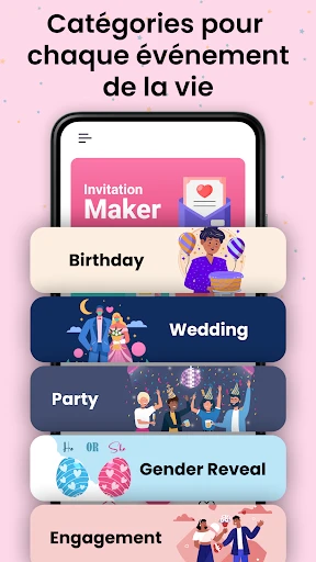 Carte d Invitation Mariage screenshot