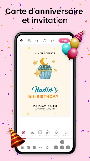 Carte d Invitation Mariage screenshot