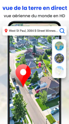 Cartes GPS satellite en direct screenshot