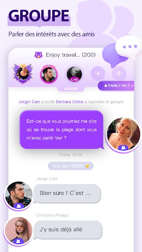 Chamet -Chat vidéo & Rencontre screenshot