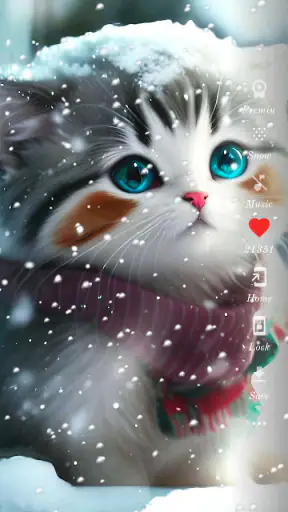Chat mignon Fond d'écran HD screenshot