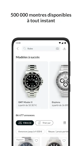 Chrono24 | Montres de luxe screenshot