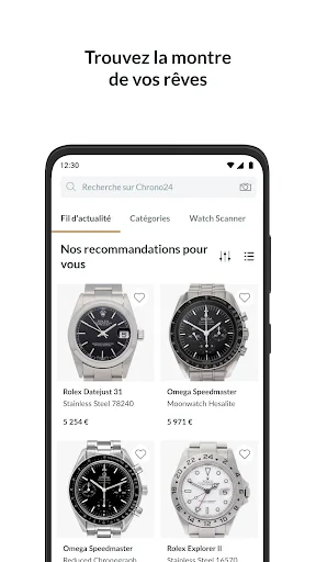 Chrono24 | Montres de luxe screenshot