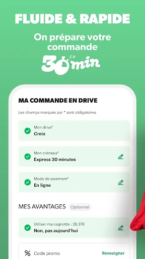 Chronodrive : courses en ligne screenshot