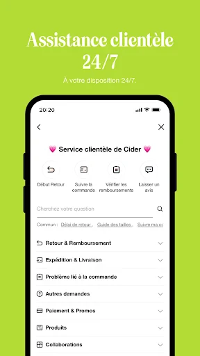 CIDER - Vêtements & Mode screenshot
