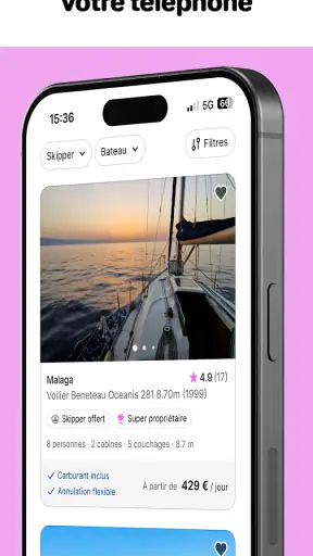 Click&Boat Location de bateaux screenshot