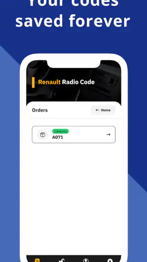 Code Autoradio Renault screenshot