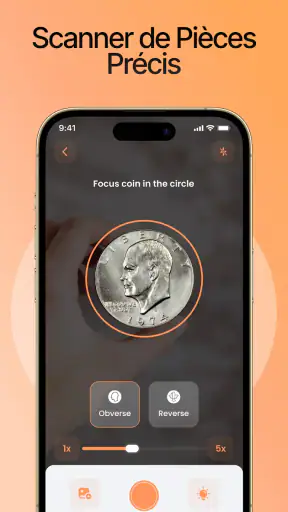 CoinIn - scan pièce de monnaie screenshot