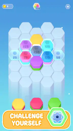Color Slide Puzzle: Trier Hexa screenshot