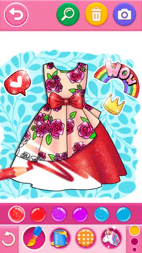 Coloration et dessin de robe screenshot