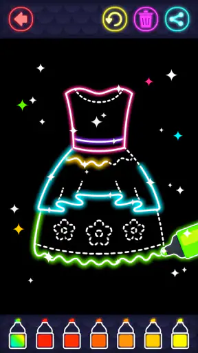 Coloration et dessin de robe screenshot